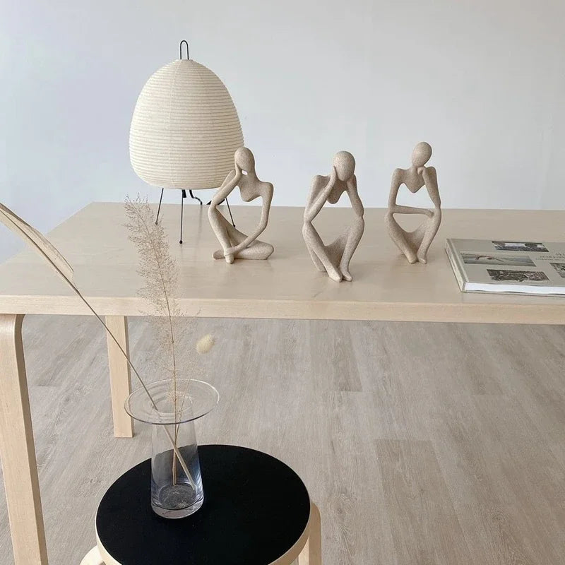 Abstract Thinker Statue - Modern Minimalist Decor
