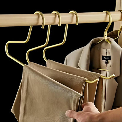 Sleek Metal Hangers for Clothing | Set of 5