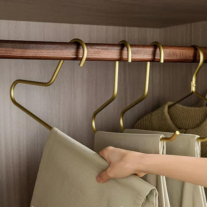 Sleek Metal Hangers for Clothing | Set of 5