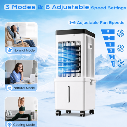 Mobile Evaporative Cooler with 12L Tank & Remote