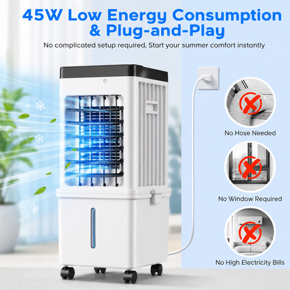 Mobile Evaporative Cooler with 12L Tank & Remote