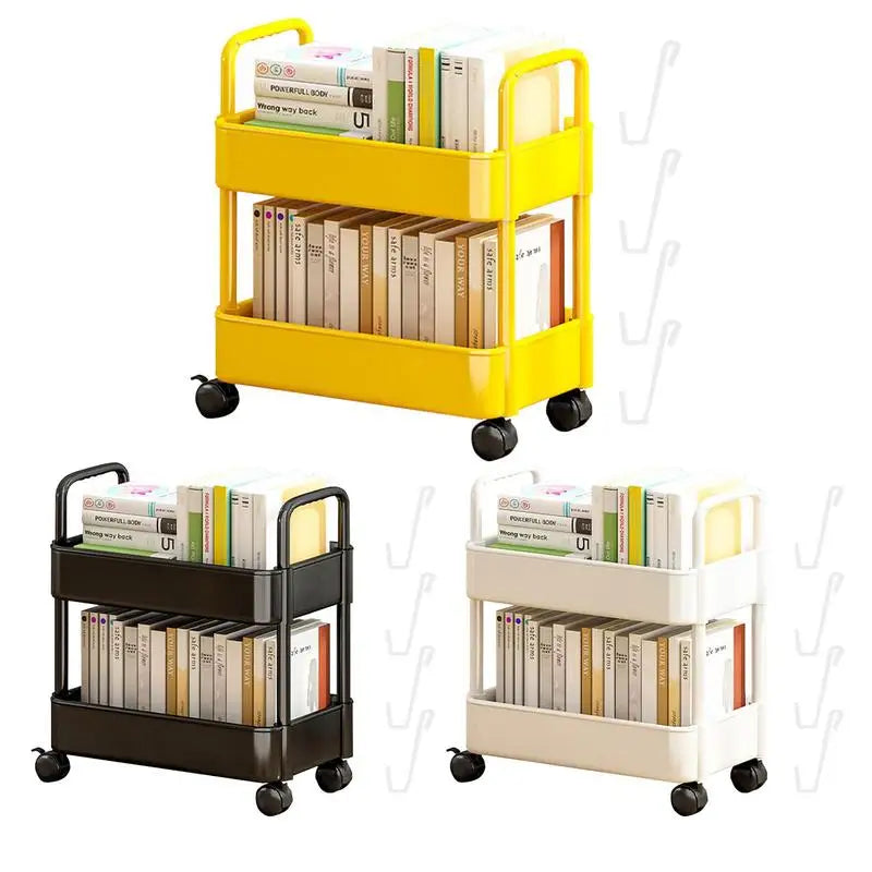 Mobile Library Cart with Wheels - Rollit