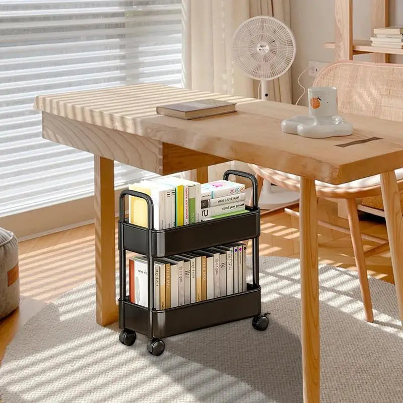 Mobile Library Cart with Wheels - Rollit