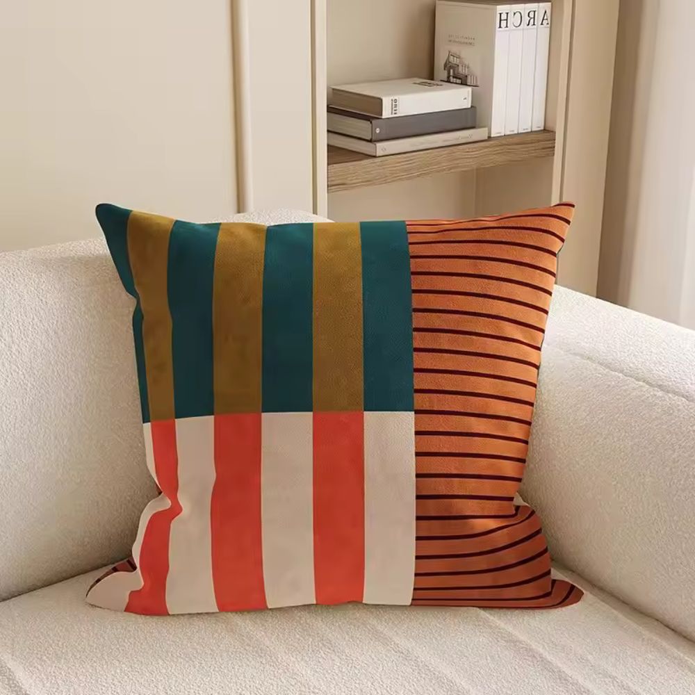 Bold Stripe Accent Pillow Cover