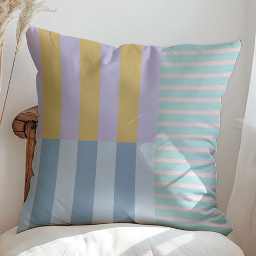 Bold Stripe Accent Pillow Cover