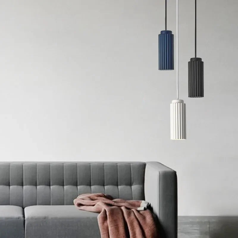 Scandinavian Style Cylindrical LED Flush Mount Ceiling Light