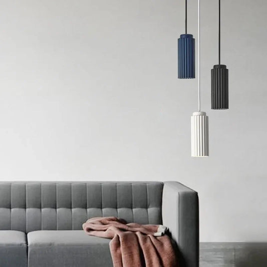 Scandinavian Style Cylindrical LED Flush Mount Ceiling Light