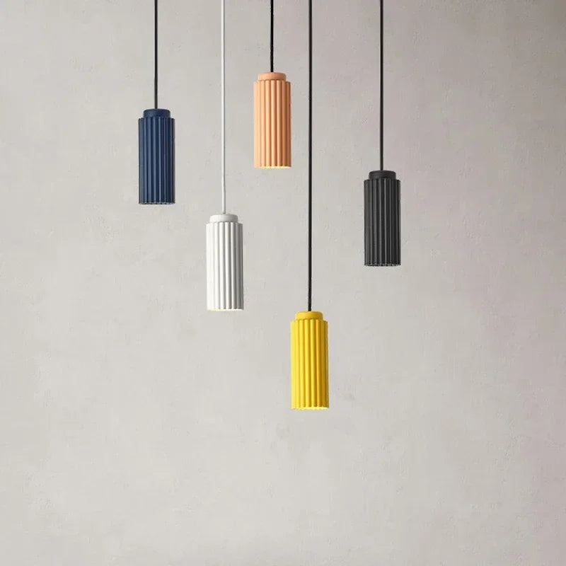 Scandinavian Style Cylindrical LED Flush Mount Ceiling Light