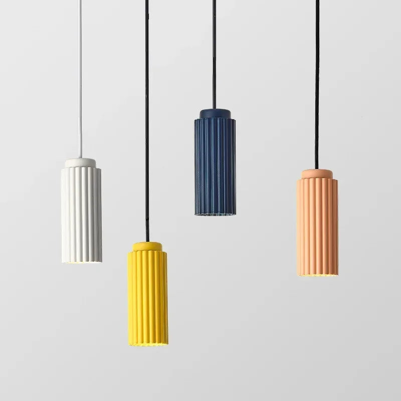 Scandinavian Style Cylindrical LED Flush Mount Ceiling Light