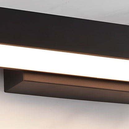 Outdoor Motion Sensing LED Wall Light - Black