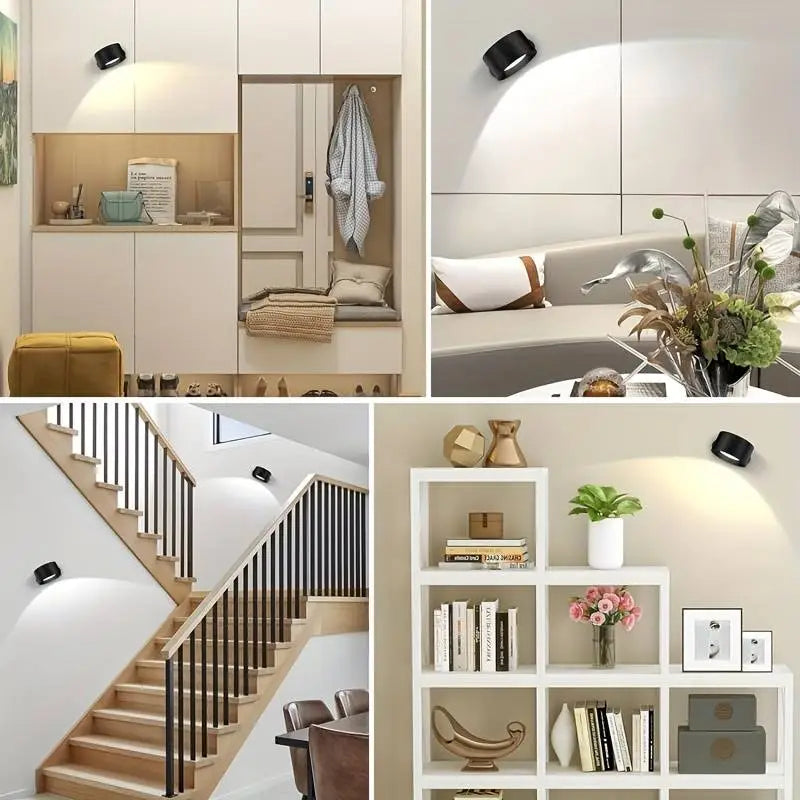 Portable LED Spotlight with 360 Degree Beam