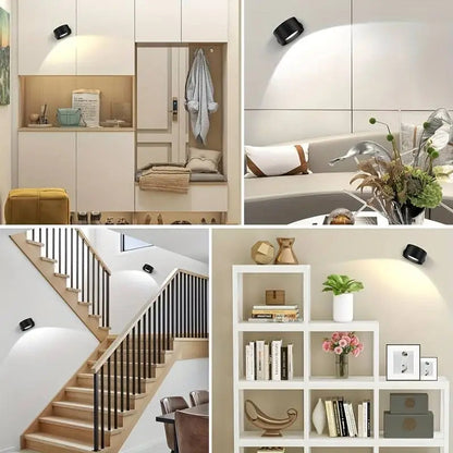 Portable LED Spotlight with 360 Degree Beam