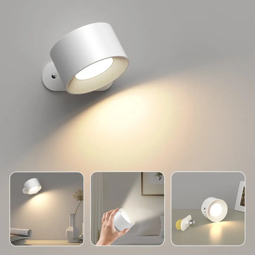 Portable LED Spotlight with 360 Degree Beam