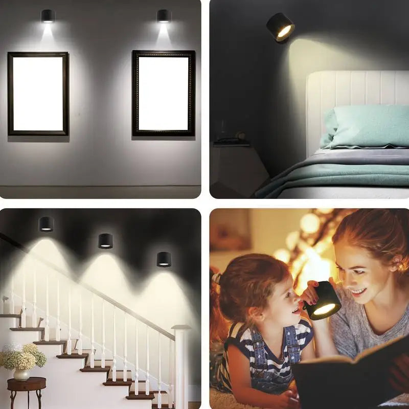 Portable LED Spotlight with 360 Degree Beam