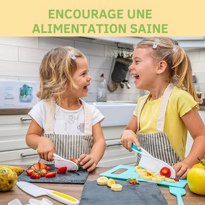 Children's kitchen tools: 12-piece safe cooking set
