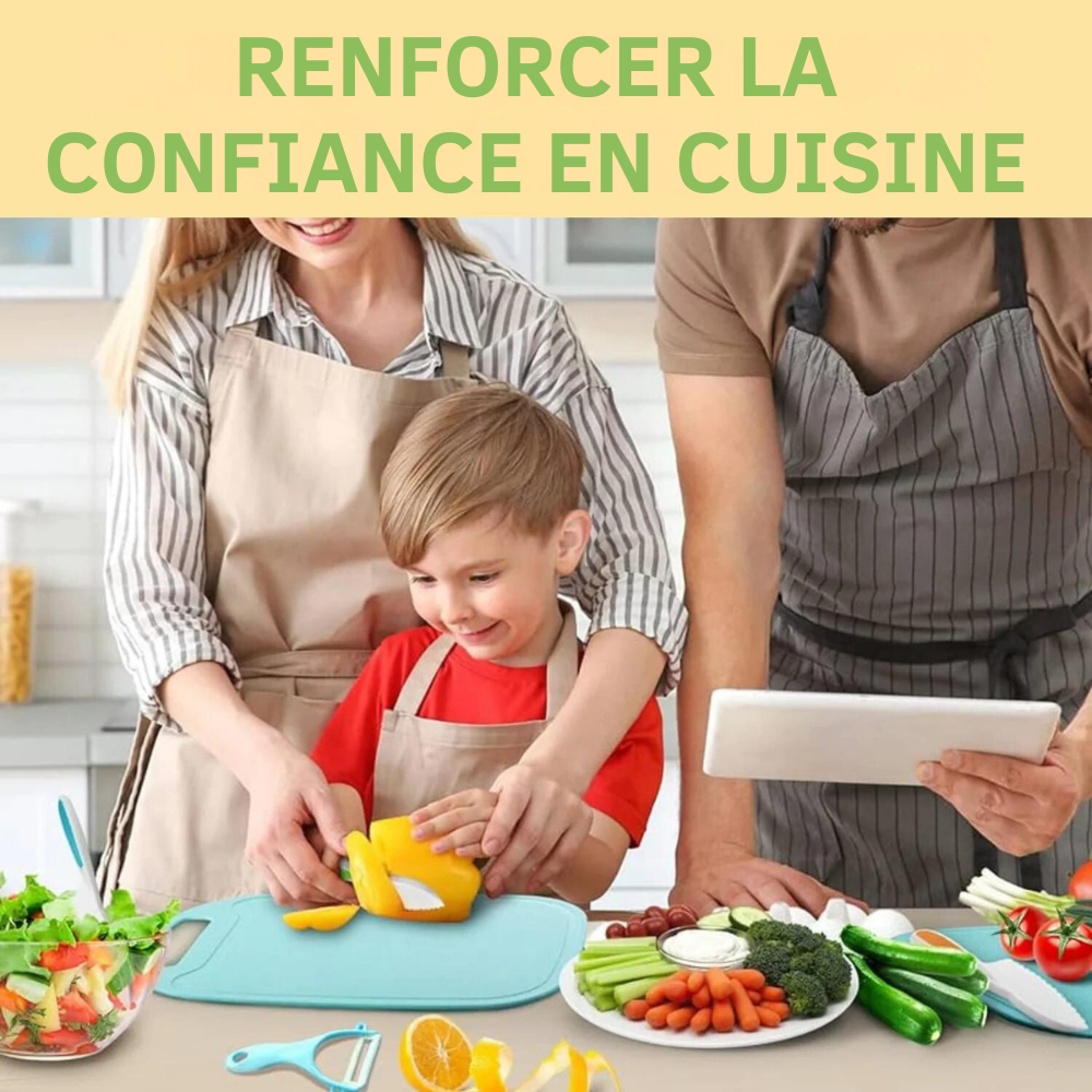 Children's kitchen tools: 12-piece safe cooking set