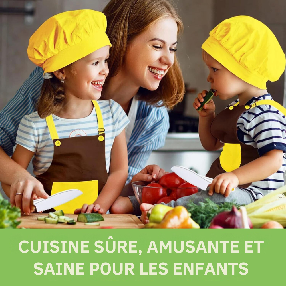 Children's kitchen tools: 12-piece safe cooking set