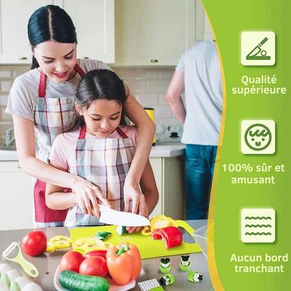 Children's kitchen tools: 12-piece safe cooking set