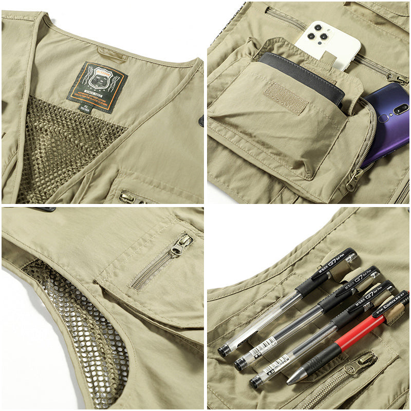 Multi Pocket Summer Vest