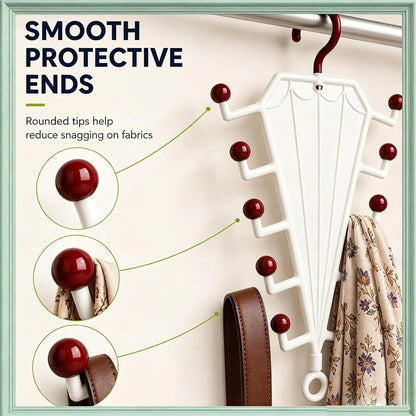 Multifunctional Umbrella-Shaped Hanger and Holder