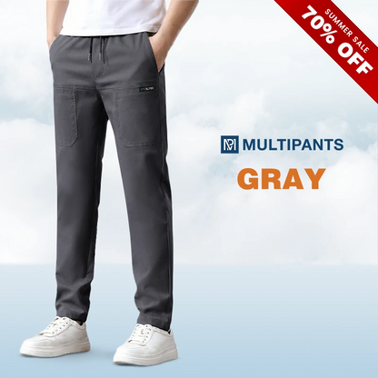 MultiPants - Men's High-Stretch Multi-Pocket Cargo Pants
