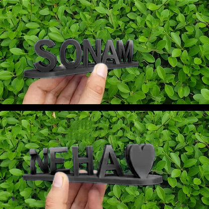 NameFusion | Allows you to combine two names into a single elegant and personalized plaque.