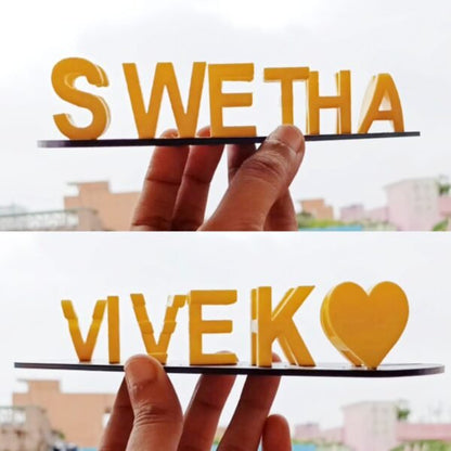 NameFusion | Allows you to combine two names into a single elegant and personalized plaque.