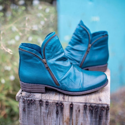 Cozy Ruched Ankle Boots