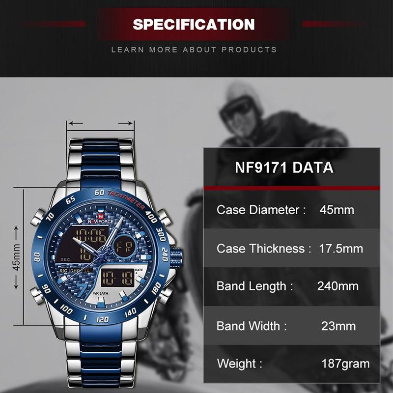 NAVIFORCE Military Sport Watch