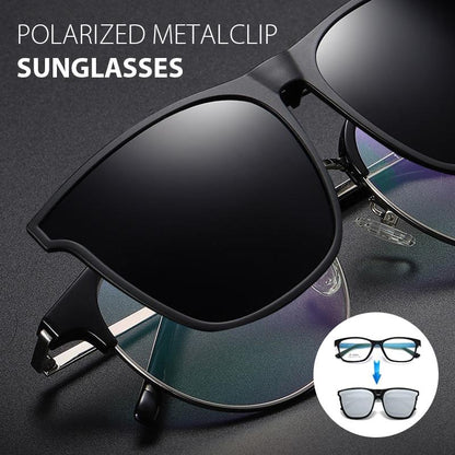 Polarized Flip-Up Sunglasses Clip-On