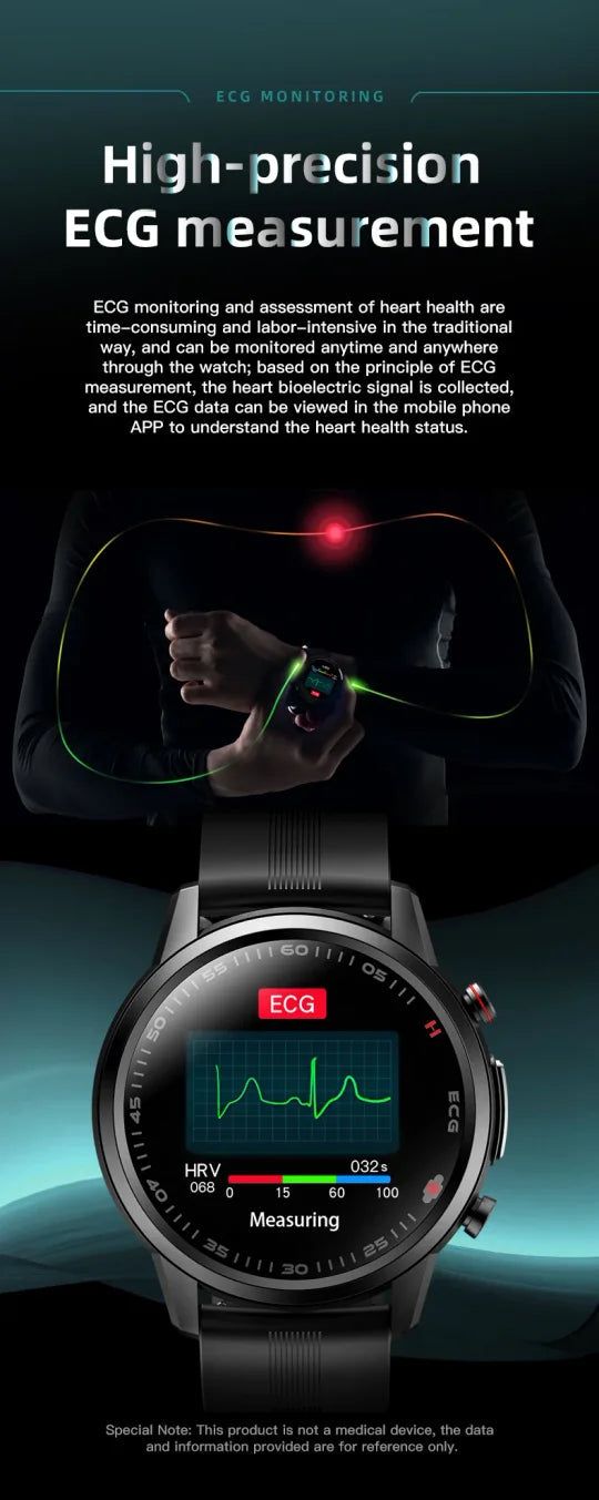 NexPulse Pro Smartwatch: Non-Invasive Glucose Monitor & NFC