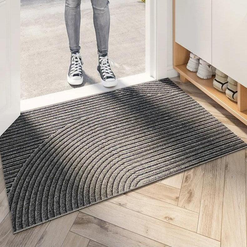 Non-slip doormat with dirt collector