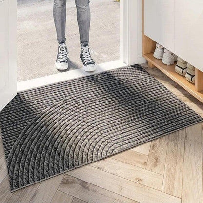 Non-slip doormat with dirt collector