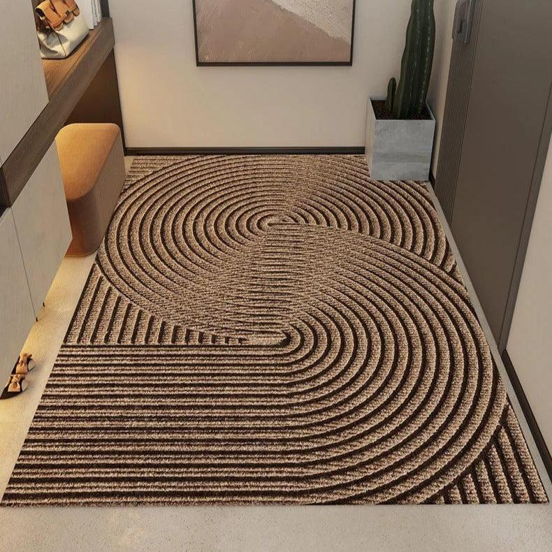 Non-slip doormat with dirt collector