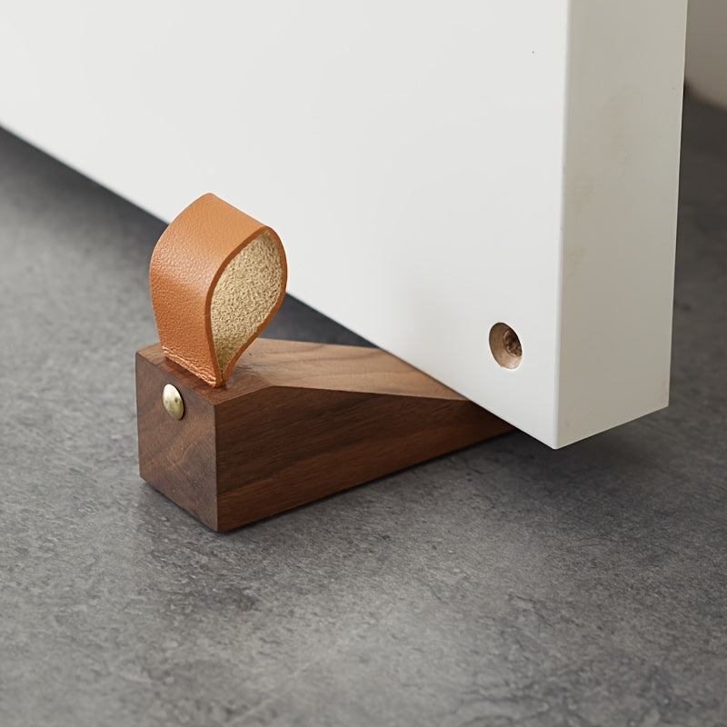 Solid Wood Door Wedge - Non-Slip Scandinavian Style