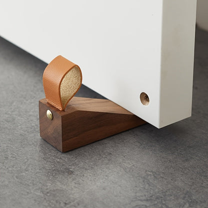 Solid Wood Door Wedge - Non-Slip Scandinavian Style