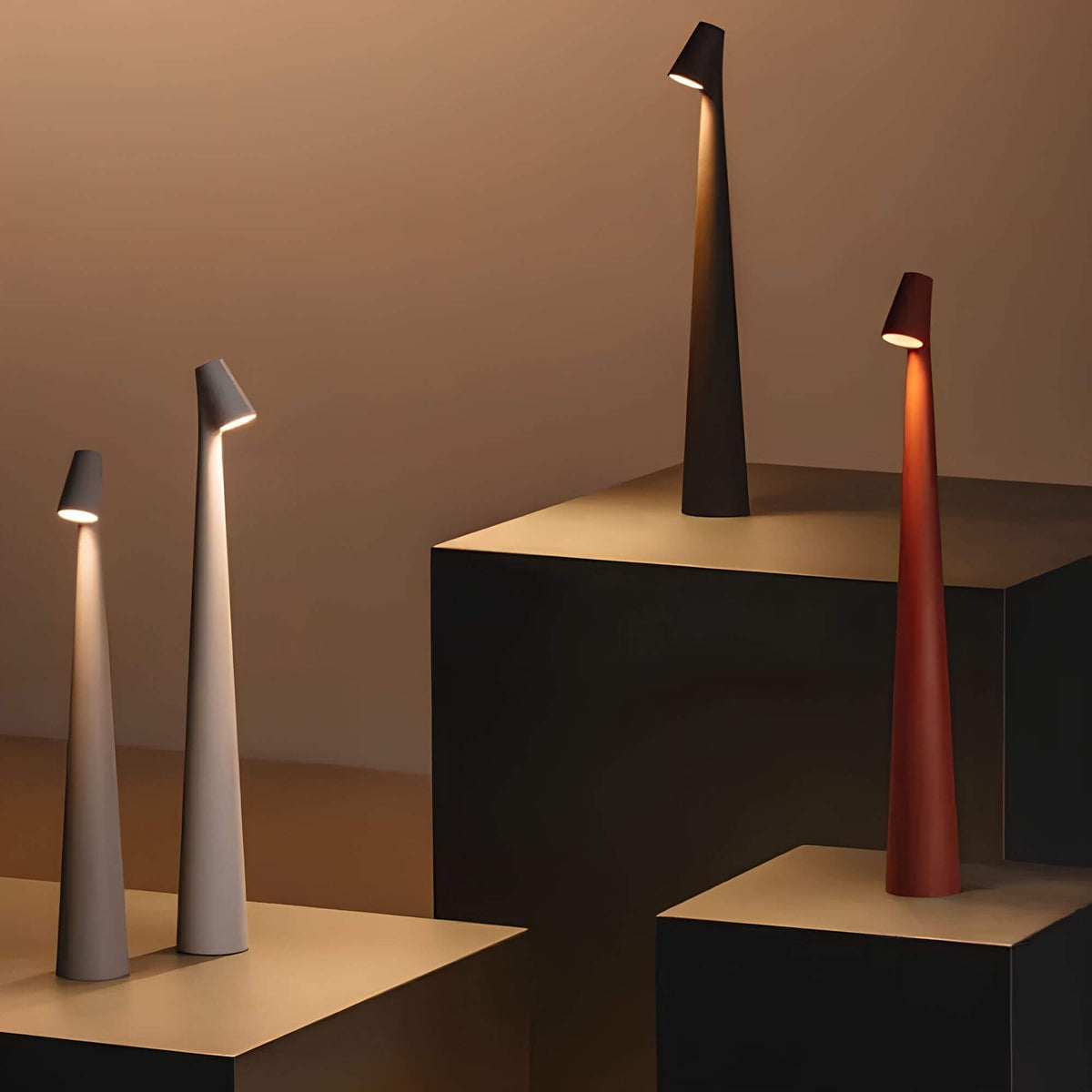 Scandinavian Style LED Lamp – Adjustable Brightness