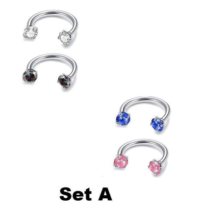 Nose Ring: Elegant Nose Jewelry and Earring Set for Daily Wear