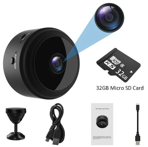 NovaGuard WiFi Mini Camera: HD Baby Monitor & Home Security