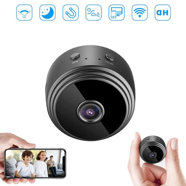 NovaGuard WiFi Mini Camera: HD Baby Monitor & Home Security