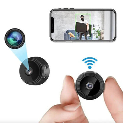 NovaGuard WiFi Mini Camera: HD Baby Monitor & Home Security