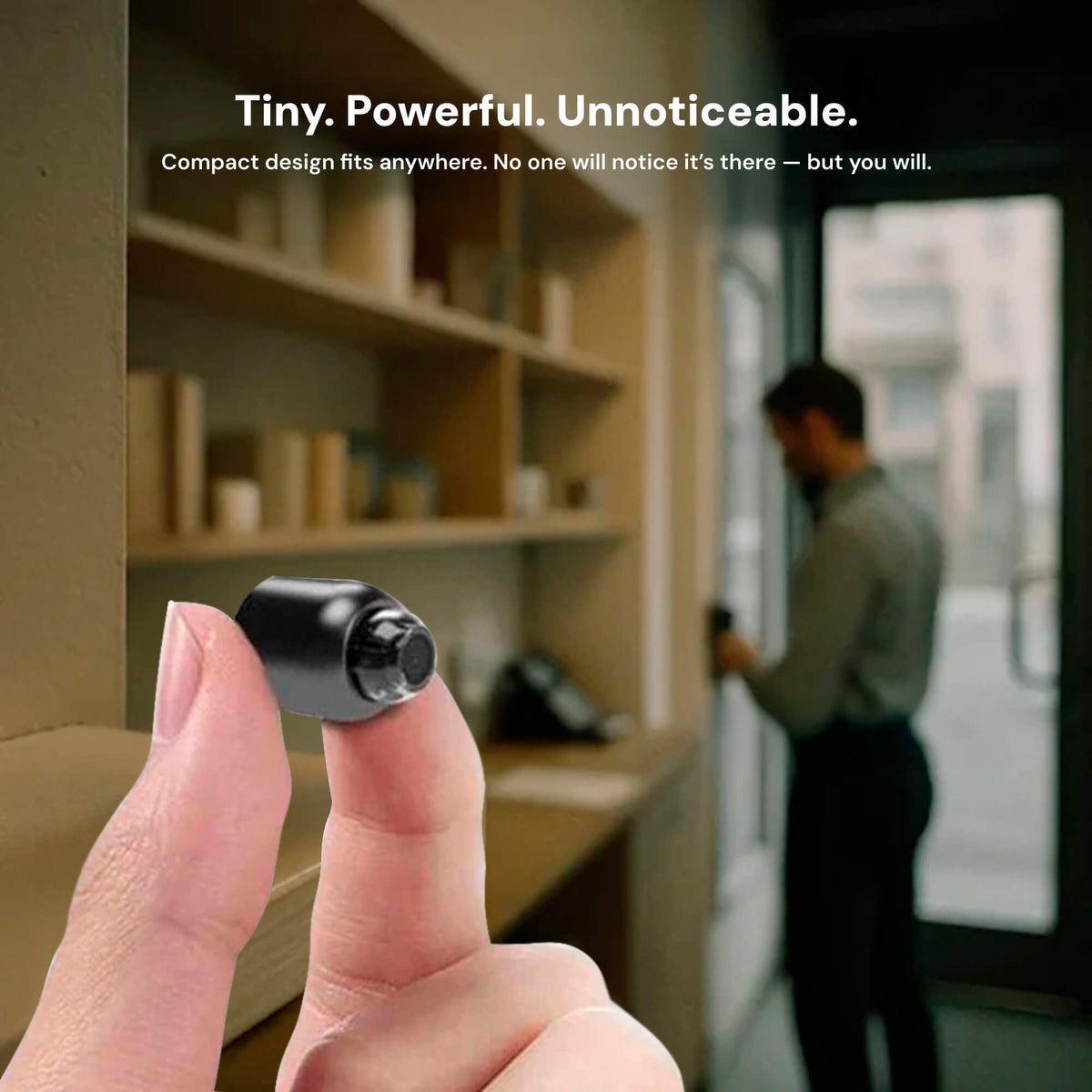 Discreet Wireless Camera with 1080P HD & Audio for Monitoring