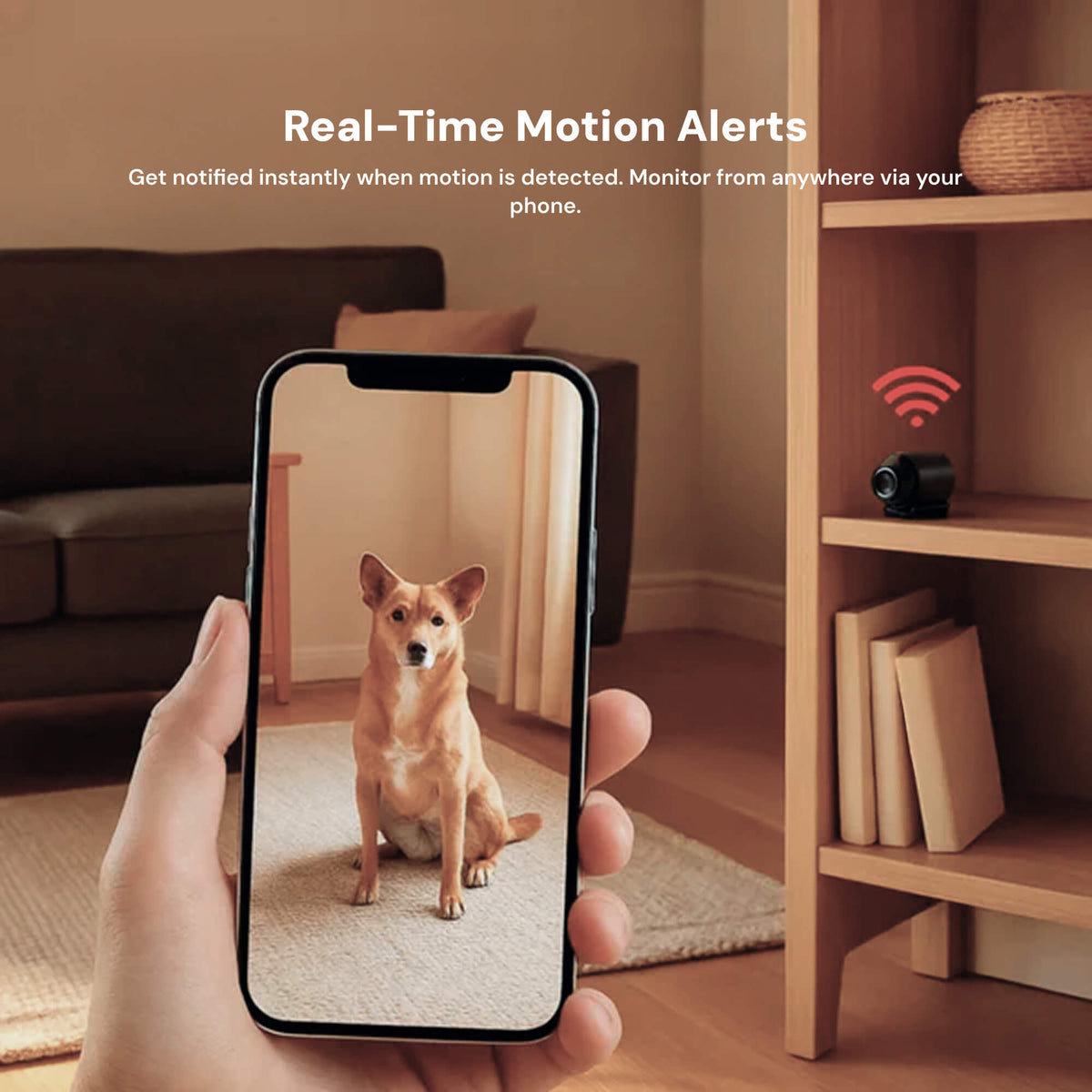 Discreet Wireless Camera with 1080P HD & Audio for Monitoring