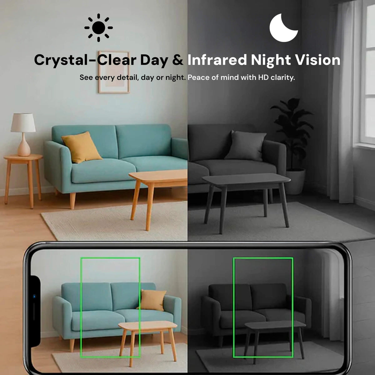 Discreet Wireless Camera with 1080P HD & Audio for Monitoring