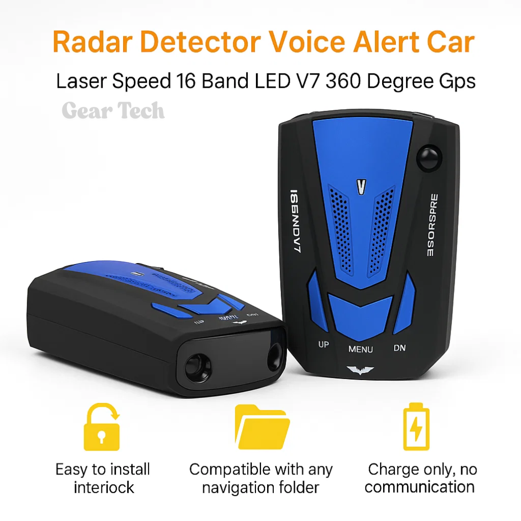 NovaGuard Pro UK Radar Detector With Speed Camera Alerts And Real Time Warnings