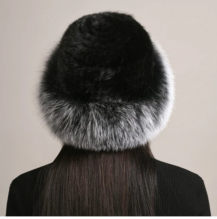 Genuine Mink Fur Hat: Cozy Winter Style