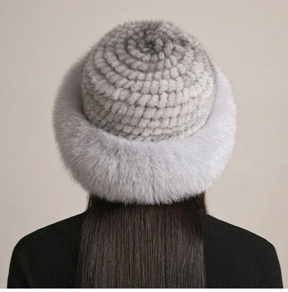 Genuine Mink Fur Hat: Cozy Winter Style