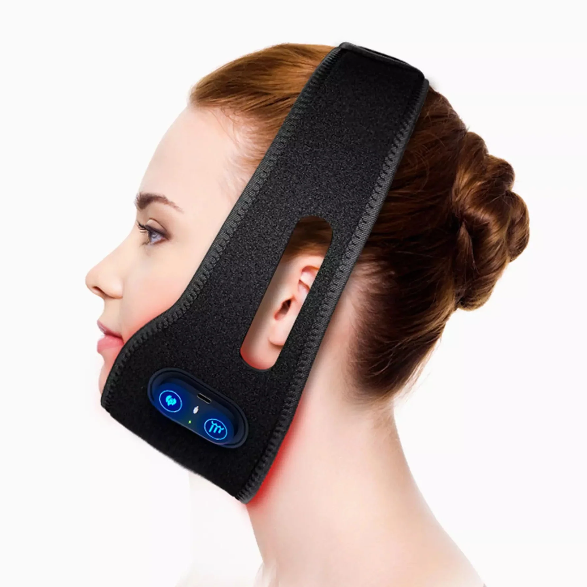 NovaLume ChinContour Red Light Therapy Belt for Double Chin