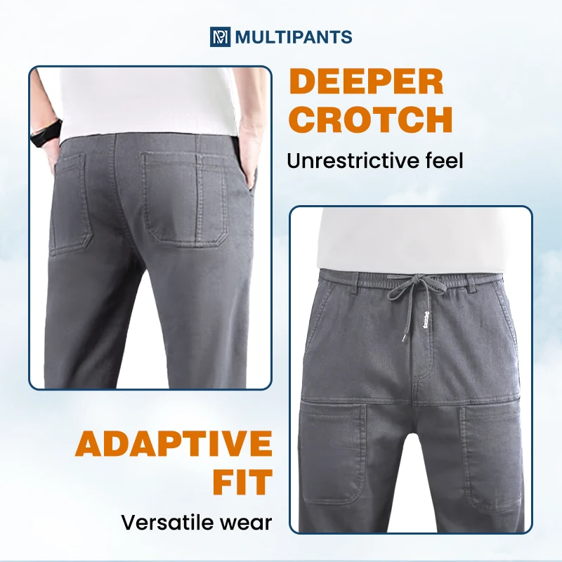 MultiPants - Men's High-Stretch Multi-Pocket Cargo Pants
