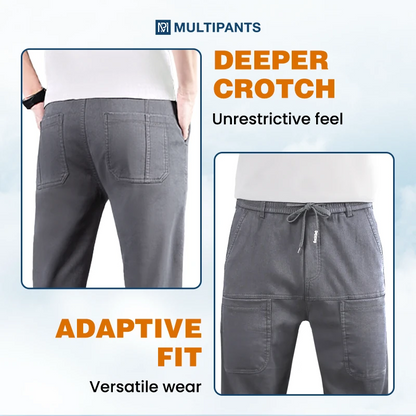 MultiPants - Men's High-Stretch Multi-Pocket Cargo Pants